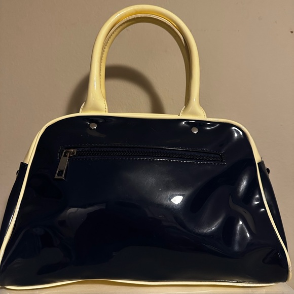 Hell Bunny - Navy Blue Bow Bag - Picture 4 of 7